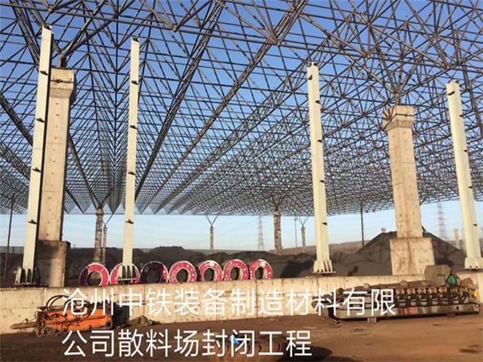 绵阳水泥厂网架安装